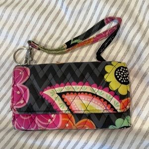 Vera Bradley wallet with phone pocket